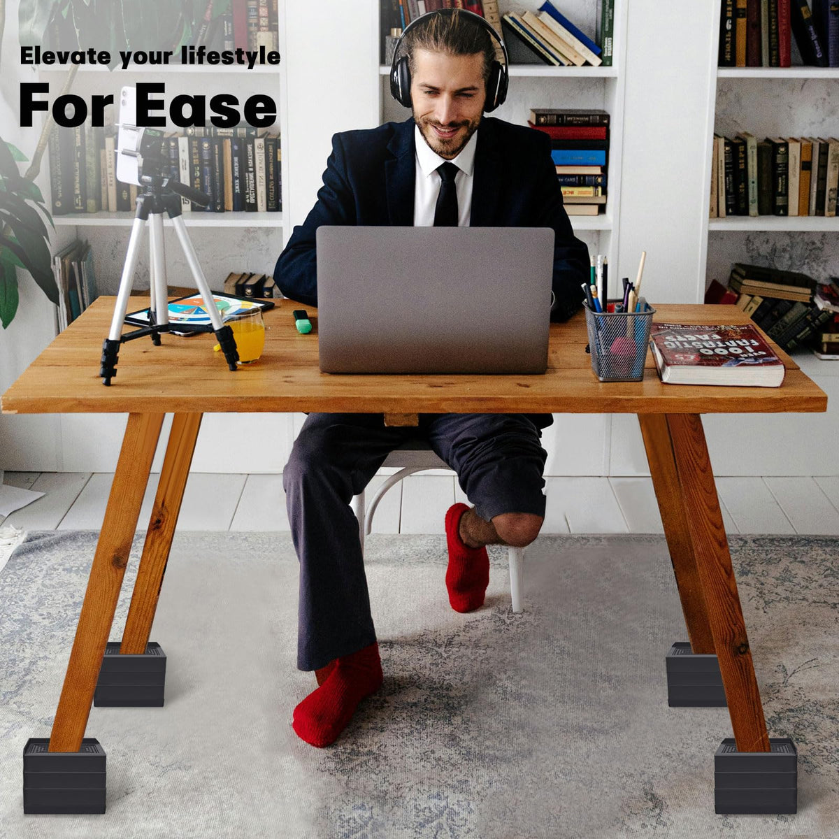 ANNKUT floor-safe bottoms protect hardwood floors while lifting furniture