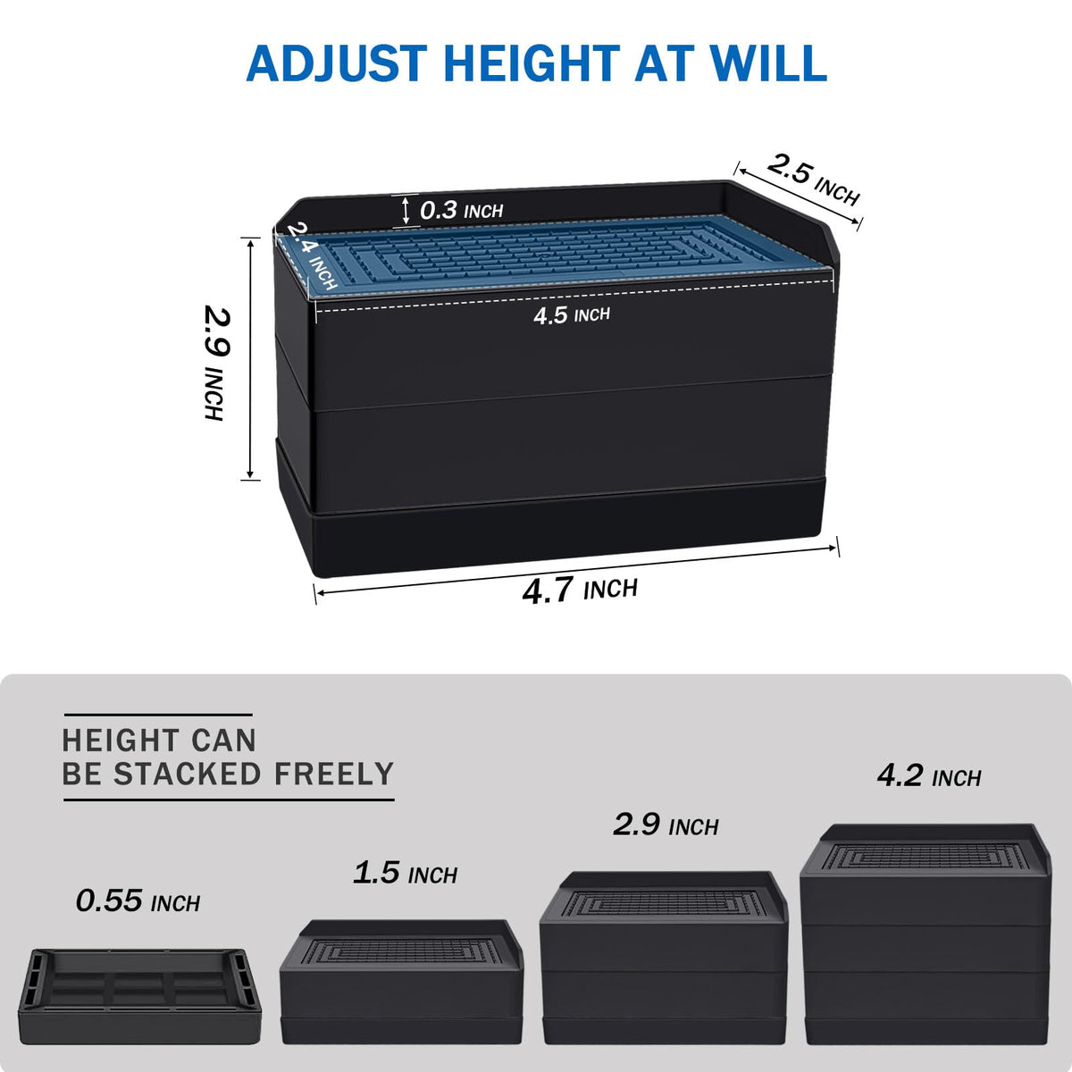 ANNKUT heavy-duty polypropylene construction supports sturdy seating and tables.