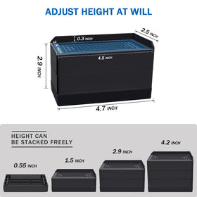 ANNKUT heavy-duty polypropylene construction supports sturdy seating and tables.