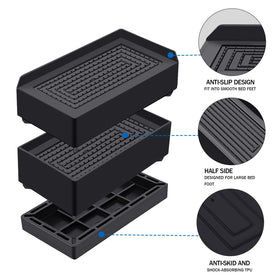 ANNKUT non-slip bottom keeps furniture stable and floors scratch-free.