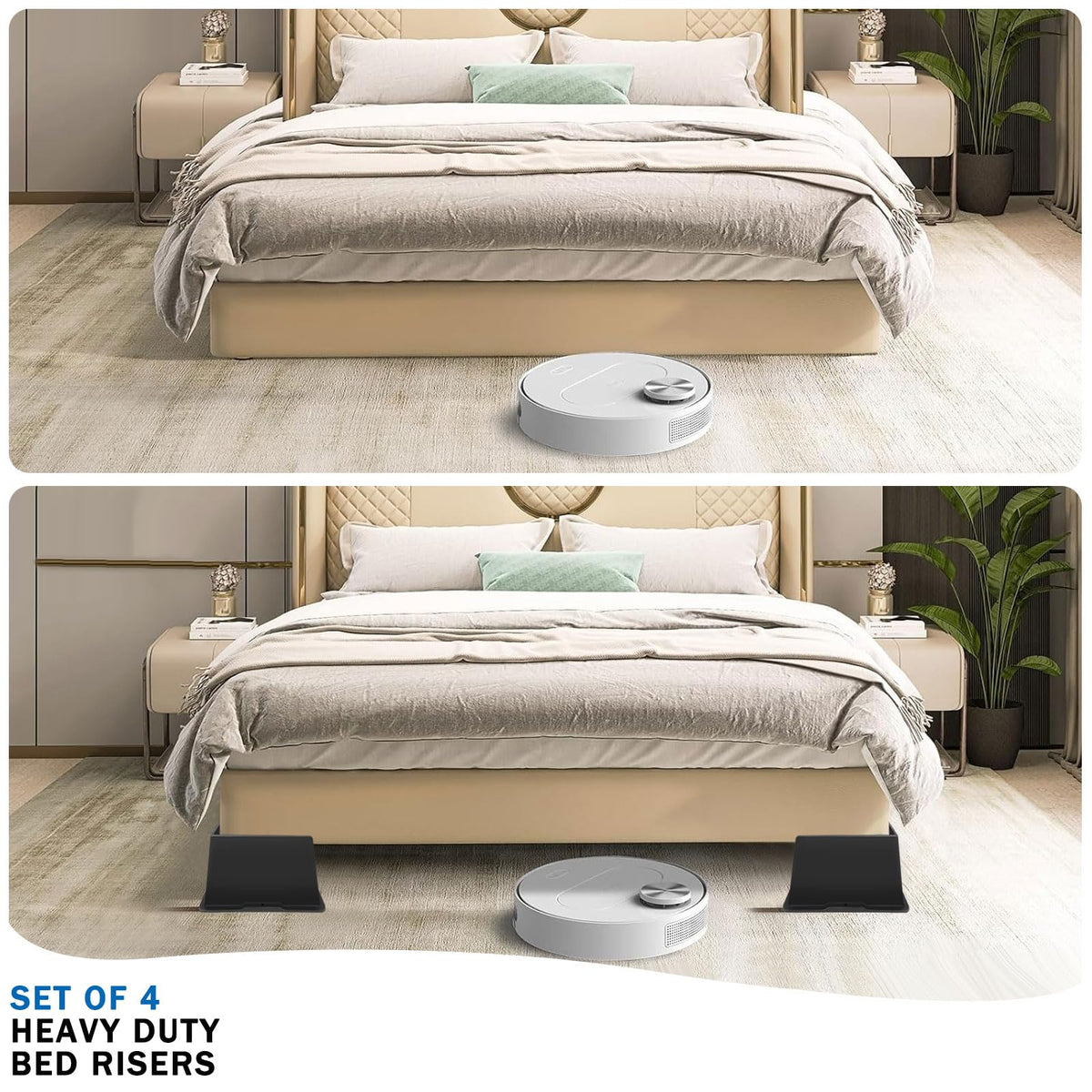 ANNKUT non-slip top cones with soft bottom rubber protect floors