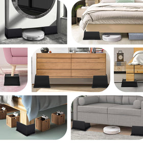 ANNKUT trapezoidal risers enhance overall stability of elevated furniture