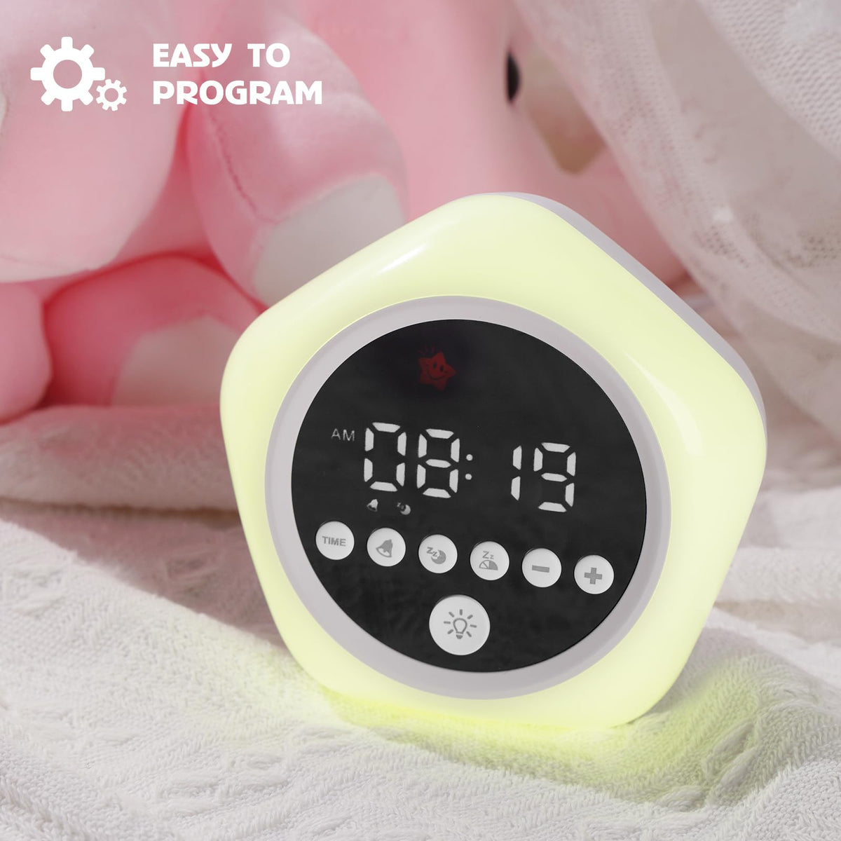 ANNNGUL Alarm Clock with intuitive controls ensures quick setup.