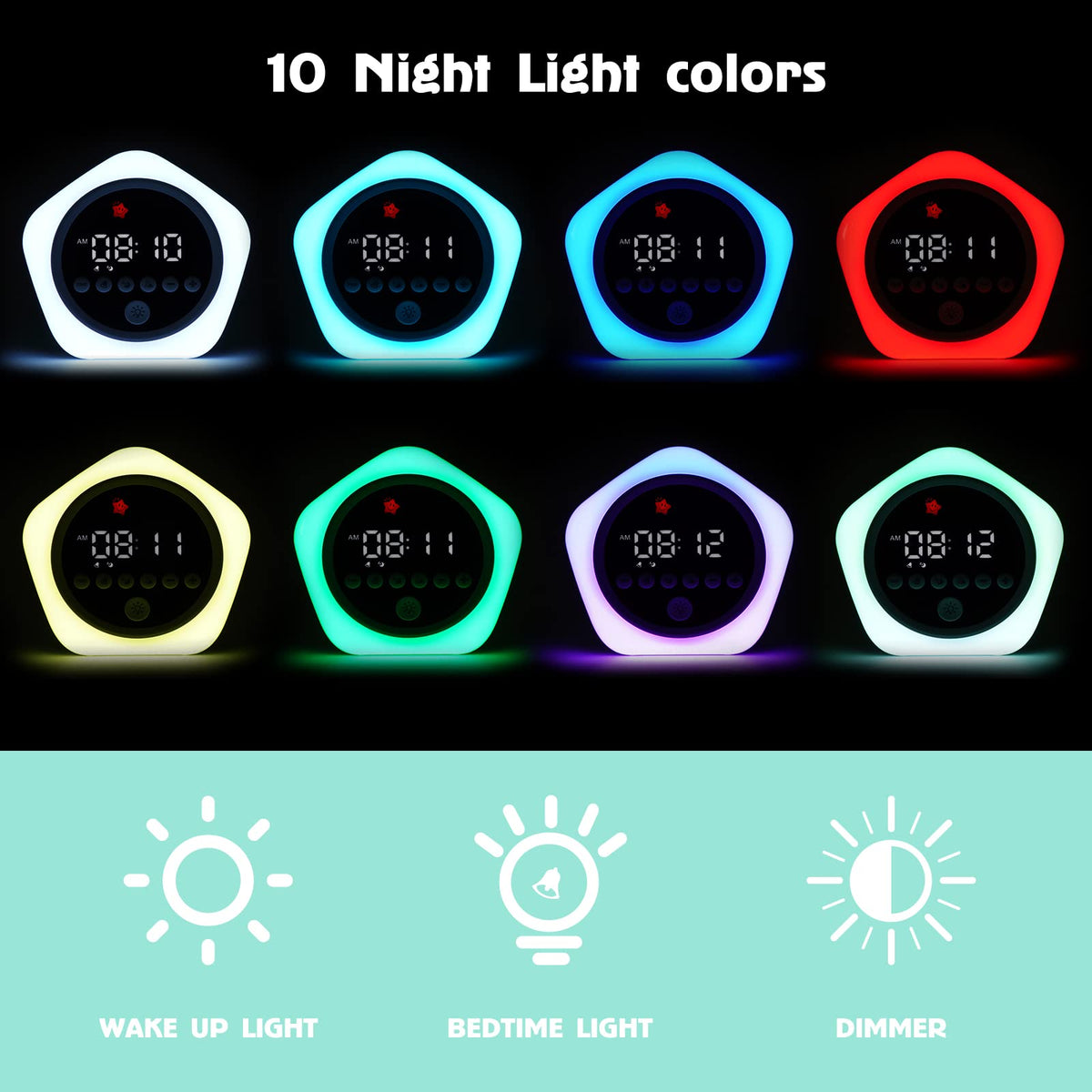 ANNNGUL Night light with dimmer offers gentle room glow.