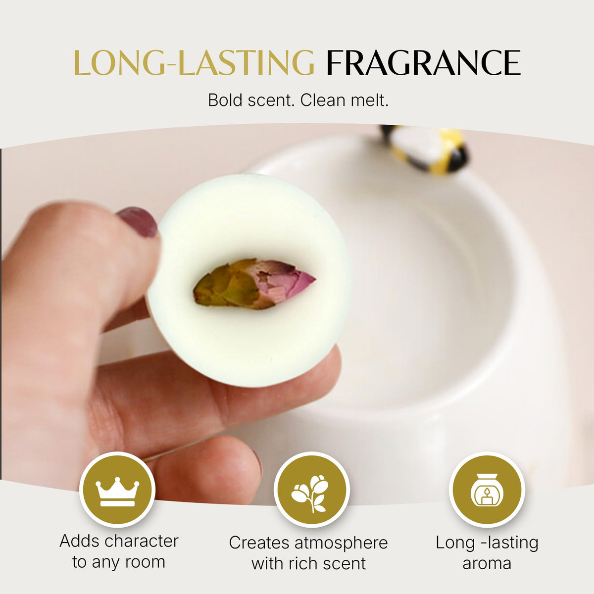Anovina soy wax melts proudly made in the USA.