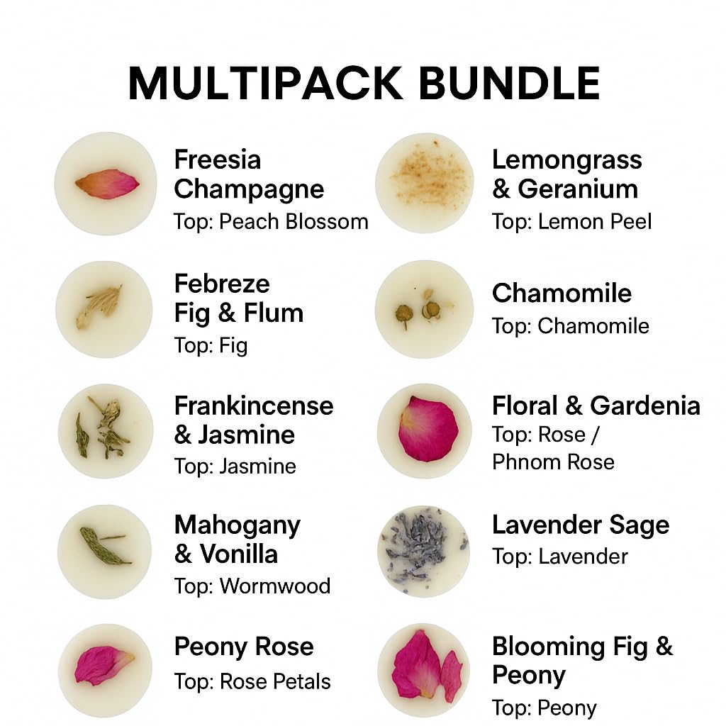 Anovina wickless fragrance melts deliver clean scent without smoke.