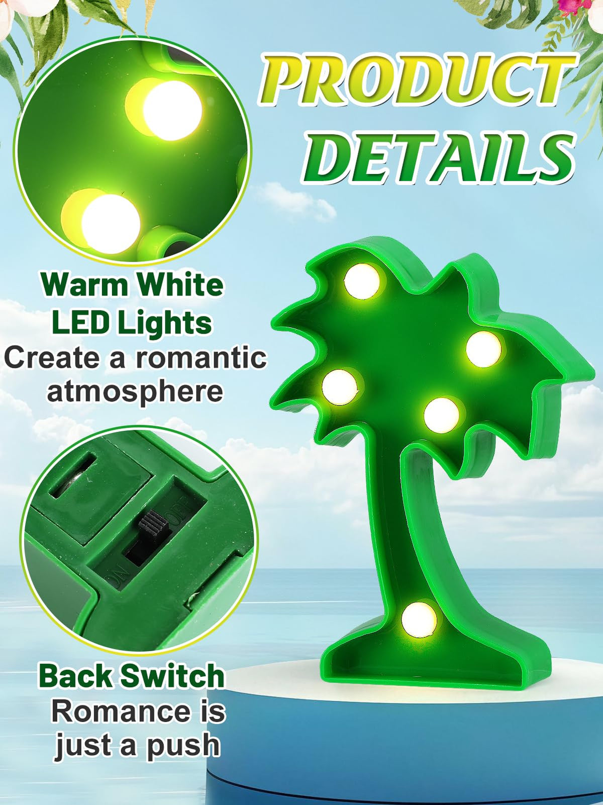 ANPHSIN cactus mini LED light offers playful wall decor ideas