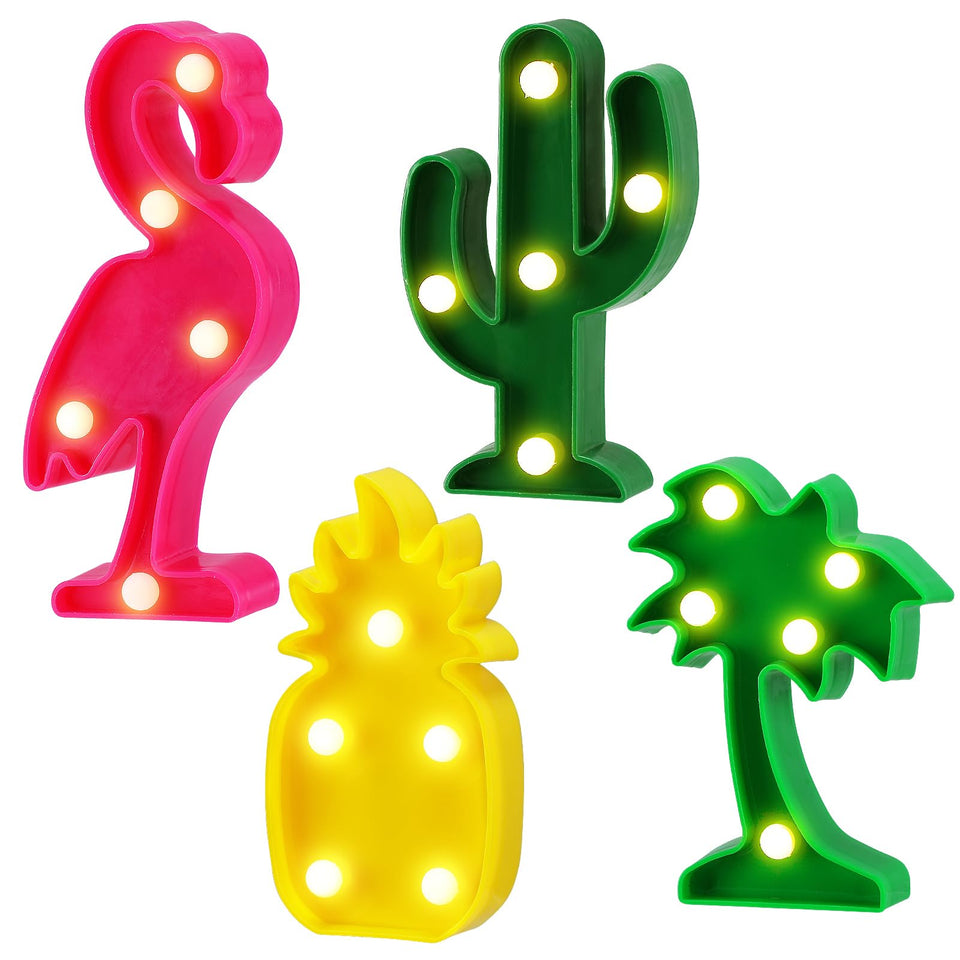 ANPHSIN flamingo mini LED light for tropical party decor and table accents