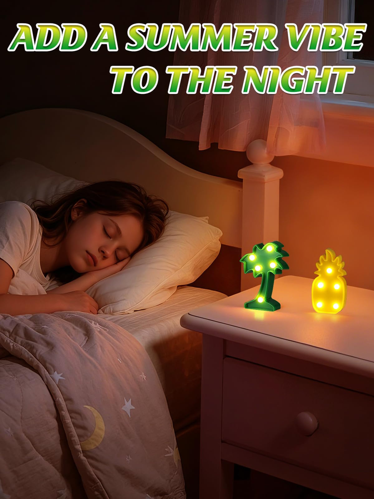 ANPHSIN tropical ornament light brightens bedrooms and party spaces
