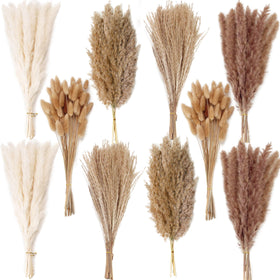 ANPROOR dried flower bouquet with pampas grass adds natural elegance to any room