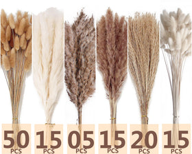 ANPROOR white pampas grass soft contrast for chic home accents