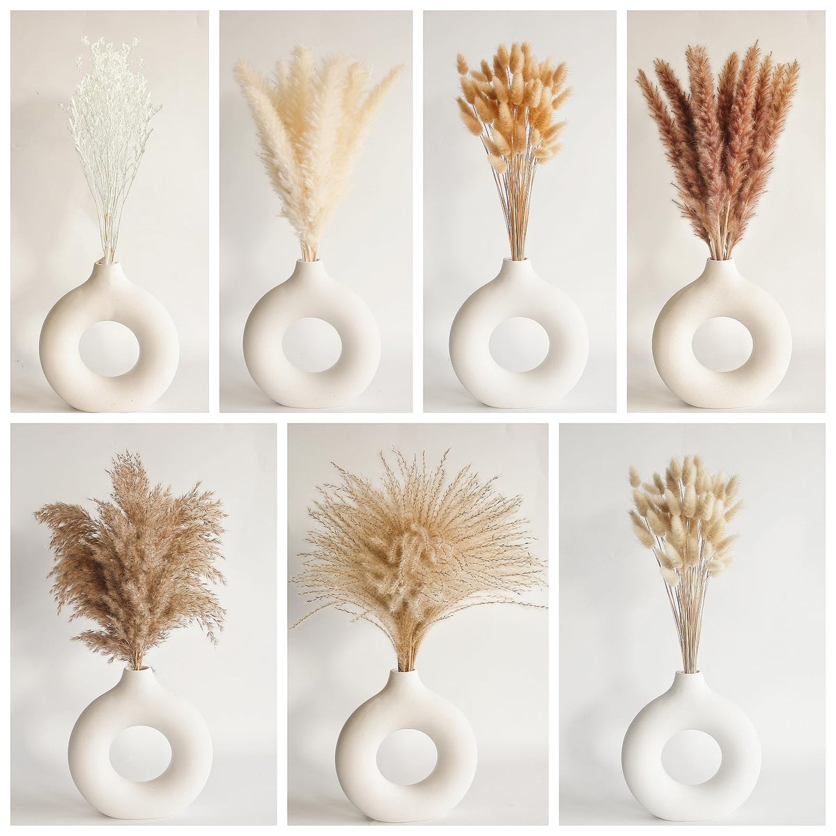 ANPROOR white rabbit tail grass enhances airy table decor