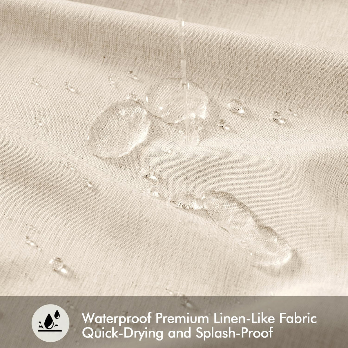 ANRODUO water-repellent finish beads water for quick drying