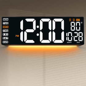 ANSOPER 16.5-inch digital wall clock front view with large digits for easy reading