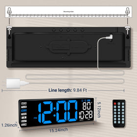 ANSOPER auto-dimming LED display reduces glare during use.