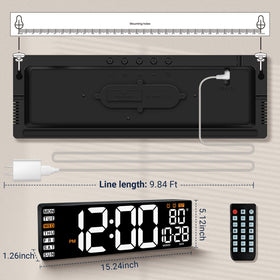 ANSOPER auto DST and auto brightness adjust display for comfortable viewing