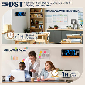 ANSOPER date and temperature display keeps you informed at a glance.