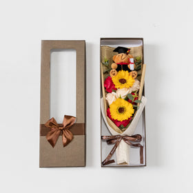 Ansuma gift box with satin ribbon enhances easy gifting