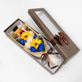 Ansuma scented bouquet as a graduation photo prop and memory enhancer.