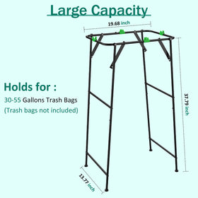 Anteqi outdoor leaf bag holder suitable for garden, yard, and camping tasks.