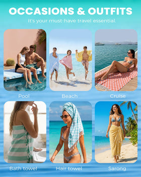 Antfuny compact-fold travel towel, ideal for airplanes and on-the-go adventures.