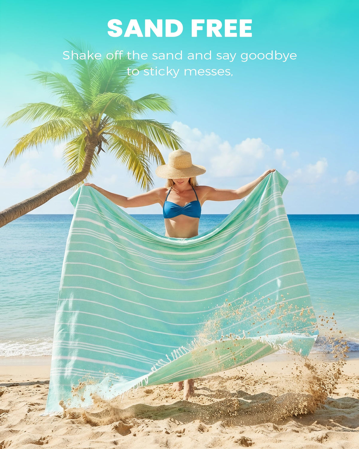 Antfuny extra-large outdoor blanket laid out for a family picnic outdoors