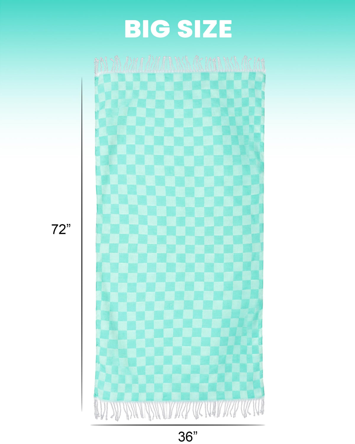 Antfuny fade-resistant plaid towel, keeps colors vibrant after multiple washes.