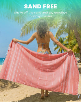 Antfuny Turkish towel colorfast and durable after washes for everyday use