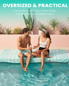 Antfuny Turkish beach towel quick-dry dries fast and travels light