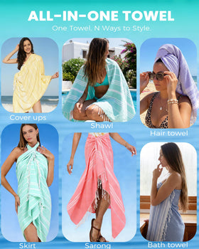 Travel-ready Antfuny towel folded compact for easy packing