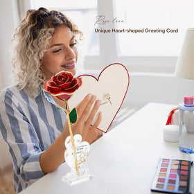 Anthonic rose detail closeup reveals precise craftsmanship and resin coating.