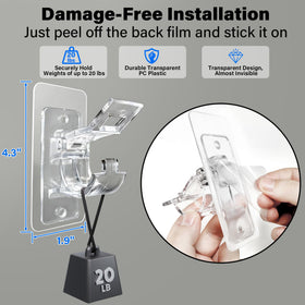 Antimbee tool-free setup makes curtain hanging simple on any wall