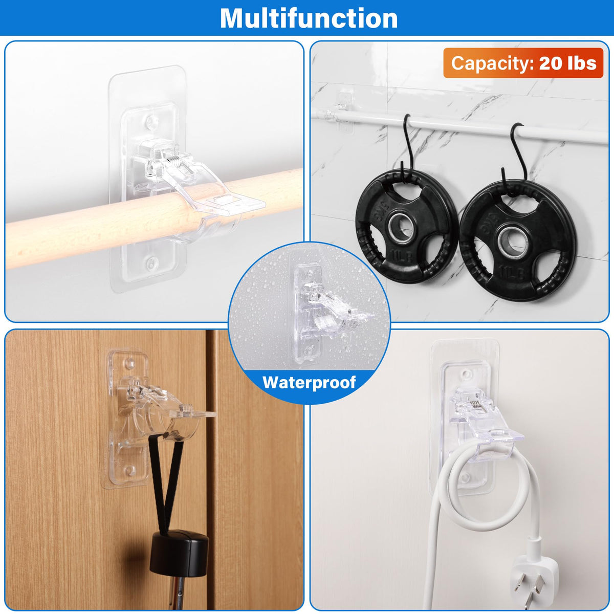 Antimbee quick, nail-free solution for hanging towels, hats, or small items