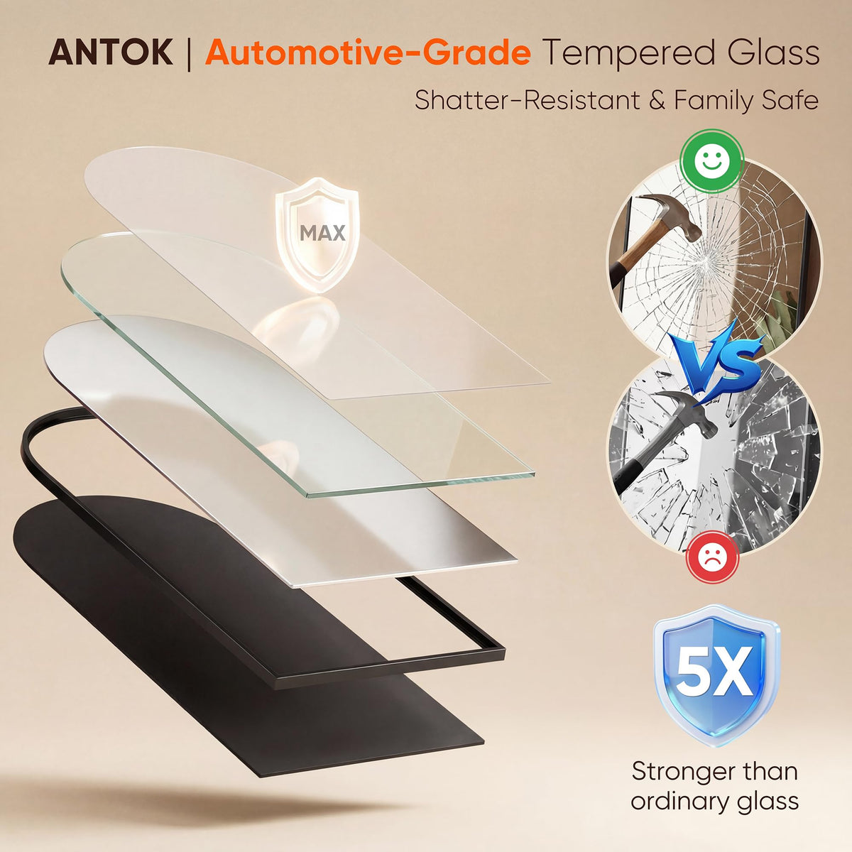 Antok bedroom dressing area mirror complements outfits and grooming routines.