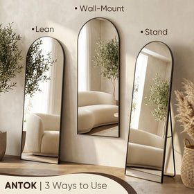 Antok durable black aluminum frame resists warping and discoloration.