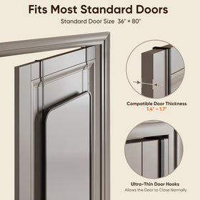 Antok explosion-proof glass mirror keeps families safe with sturdy construction.