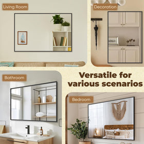 Antok horizontal mounting option enables flexible vanity placement.
