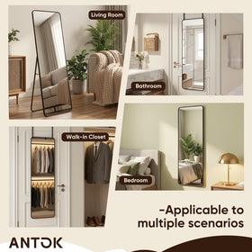 Antok lifetime warranty mirror ensures long-term peace of mind.