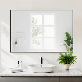 Antok matte black anti-rust frame emphasizes durable bathroom use.