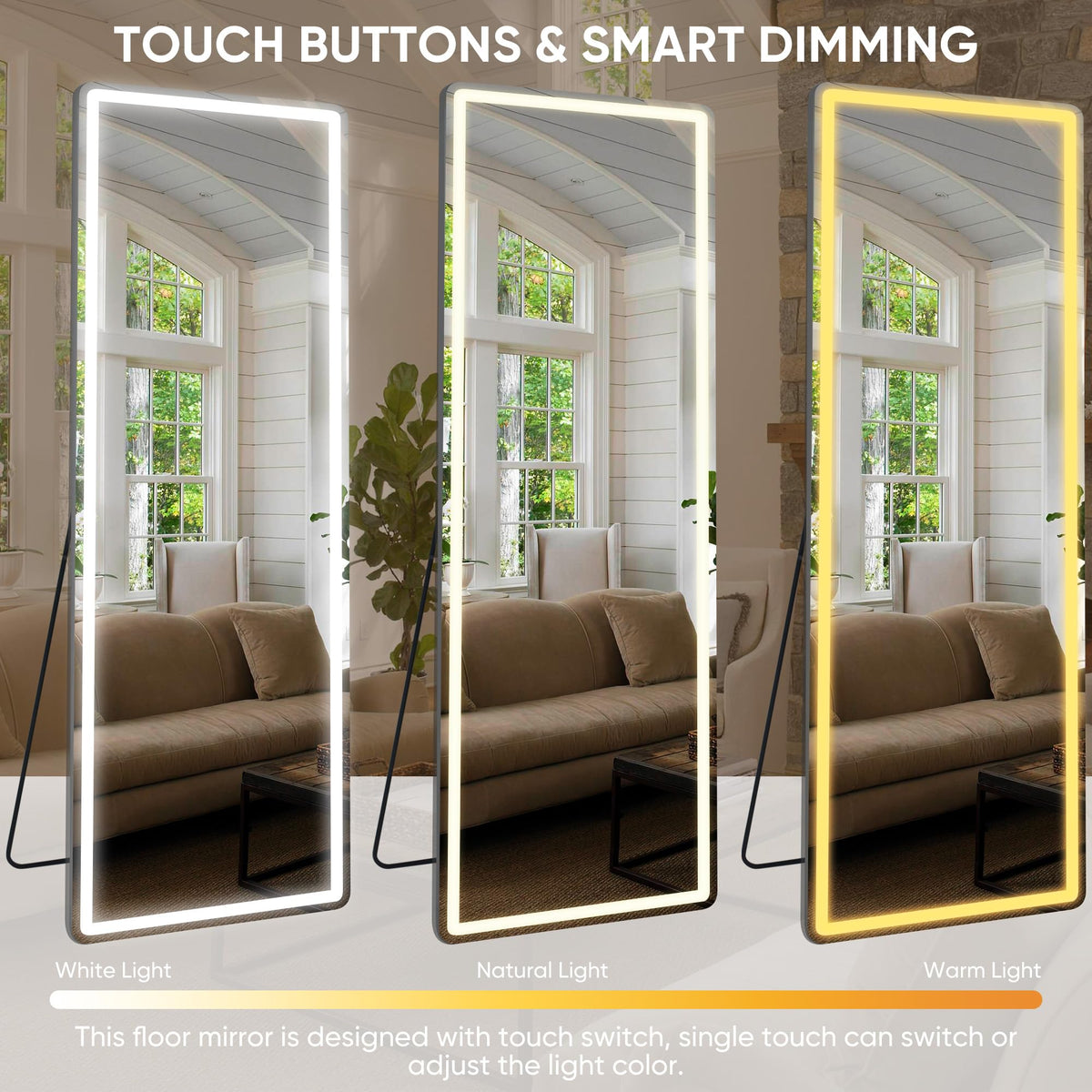 Antok aluminum frame is lightweight yet sturdy for versatile placement.