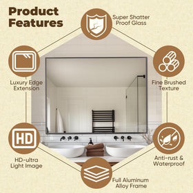 Antok vertical mounting compatibility fits hallway or entryway spaces.