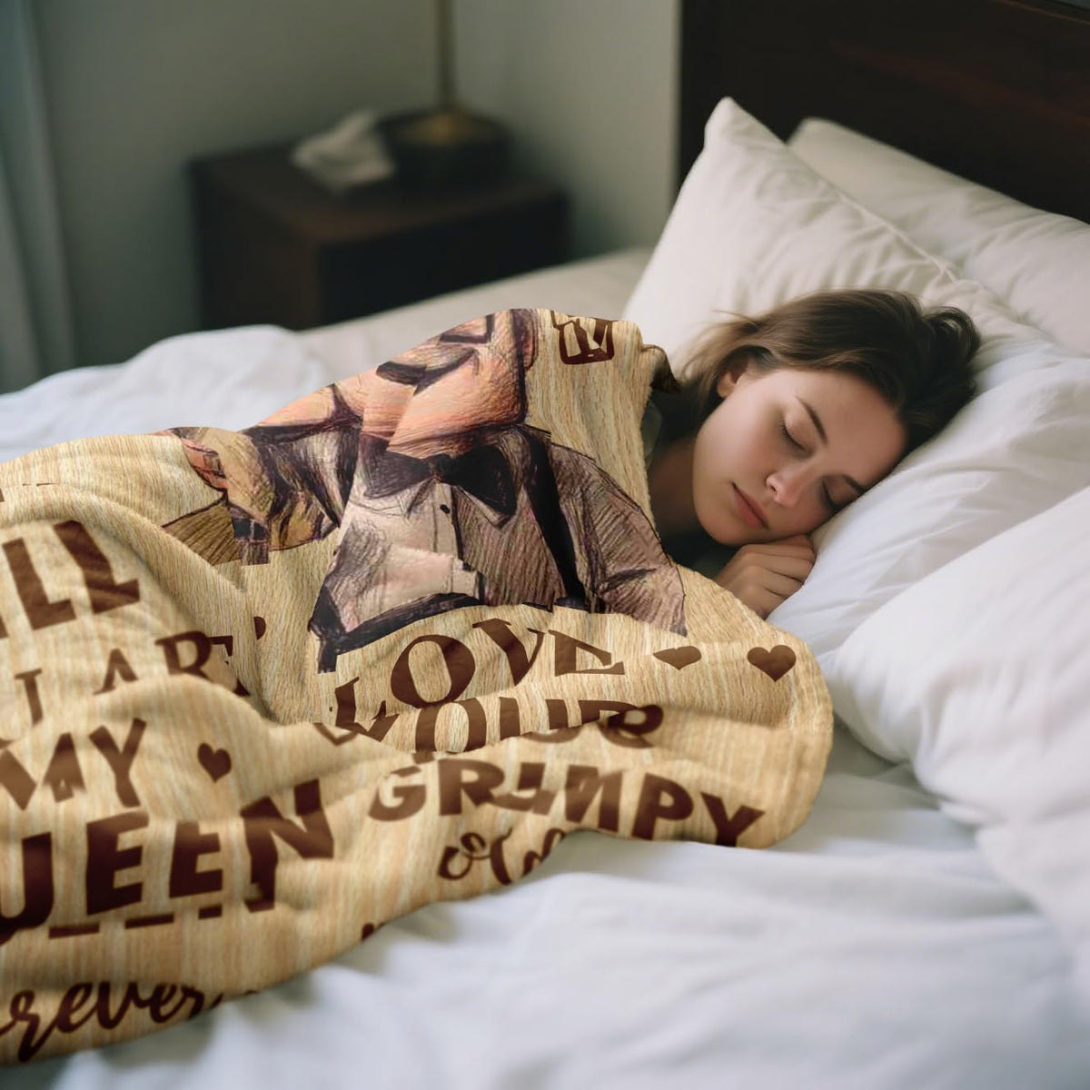 Antonia Bellamy mothers day gift blanket offers cozy warmth for snuggle moments