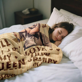 Antonia Bellamy mothers day gift blanket offers cozy warmth for snuggle moments