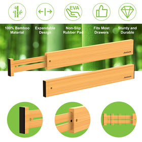 ANTOWIN bamboo small-piece divider for compact compartments.