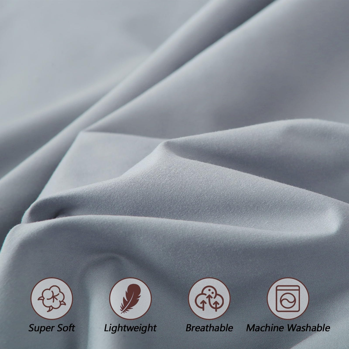 Antranfour air mattress sheet with deep 24-inch pocket over valve for snug fit.