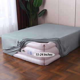 Antranfour protective layer over mattress protecting against dirt and wear.