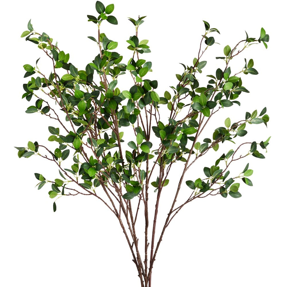 Antspirit 6pcs faux stems close-up shows realistic texture and flexible branches for easy shaping