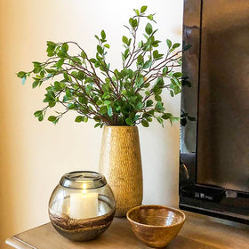 Antspirit artificial greenery stems enhance vase decor with lifelike leaves