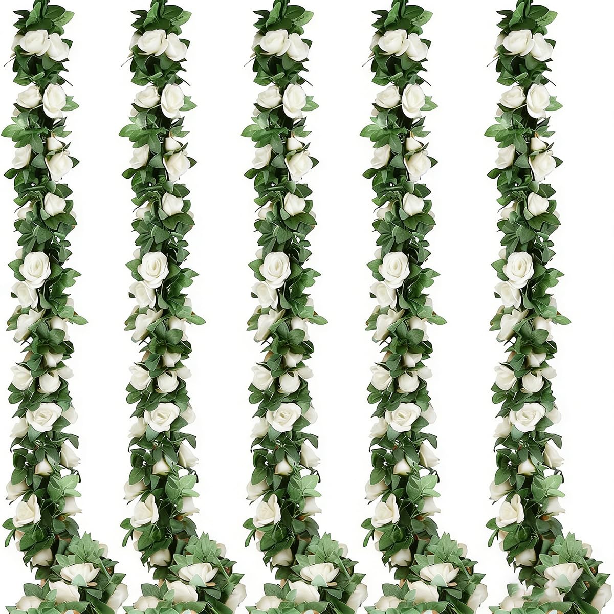 Antspirit rose garland 6.6 ft long, ideal for creating romantic arches.