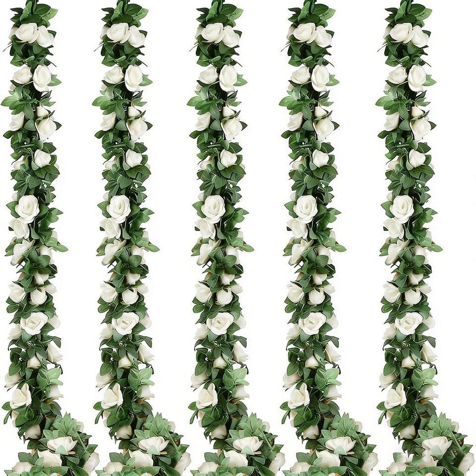 Antspirit rose garland 6.6 ft long, ideal for creating romantic arches.